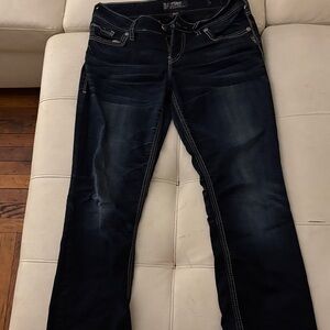 Silver Jeans Women's Dark Indigo Boot Cut Jeans